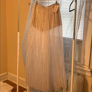 Iridescent Pleated Pants